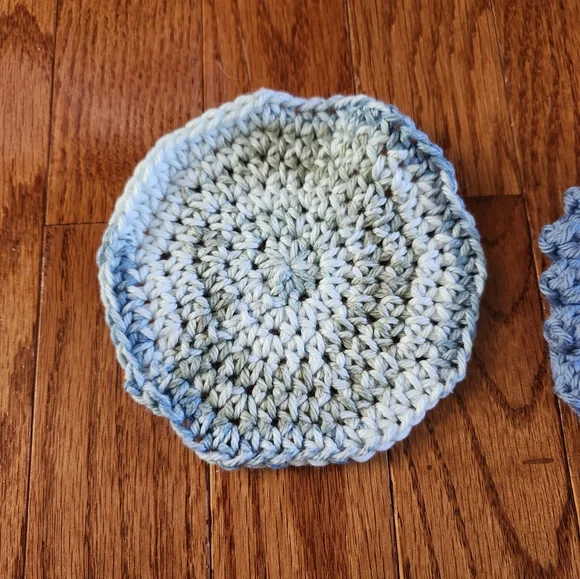 Crochet Stone Wash Washcloth and Face Disc Set - Picture 8 of 10